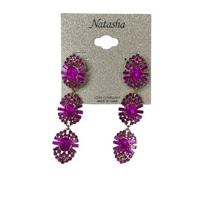 Natasha Linear Crystal Drops